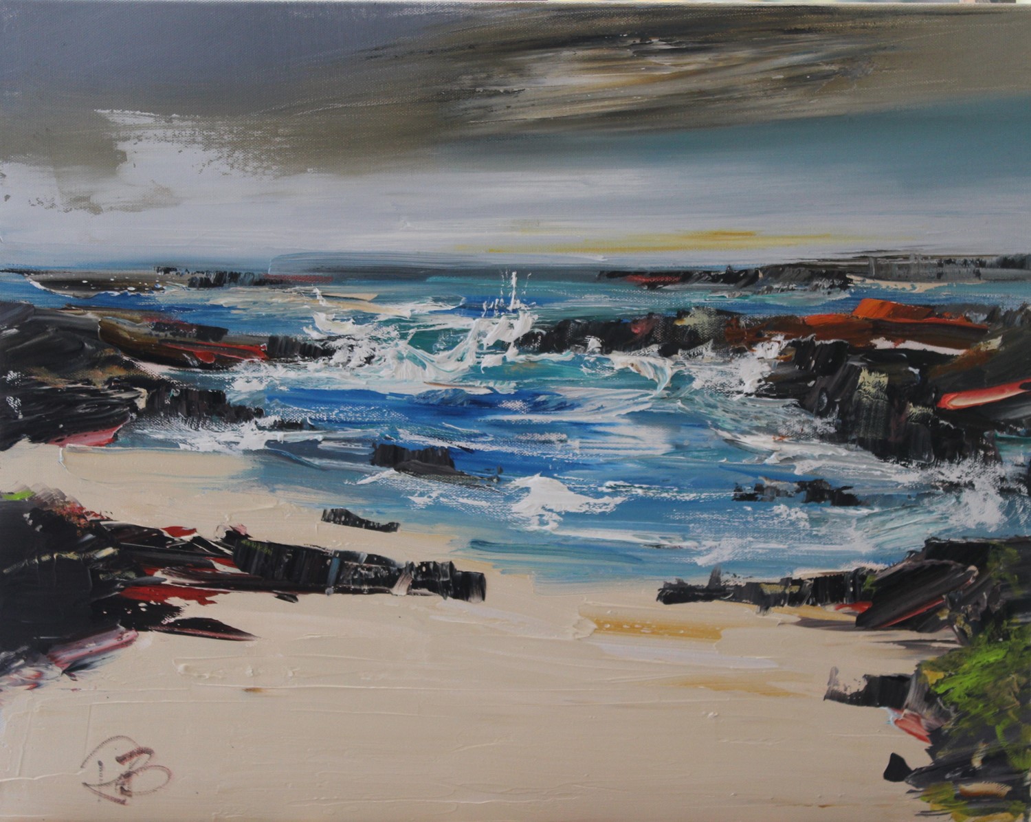 'Sea Spray over the Bay' by artist Rosanne Barr